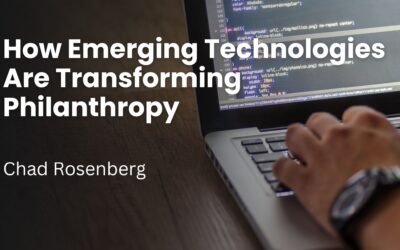 How Emerging Technologies Are Transforming Philanthropy